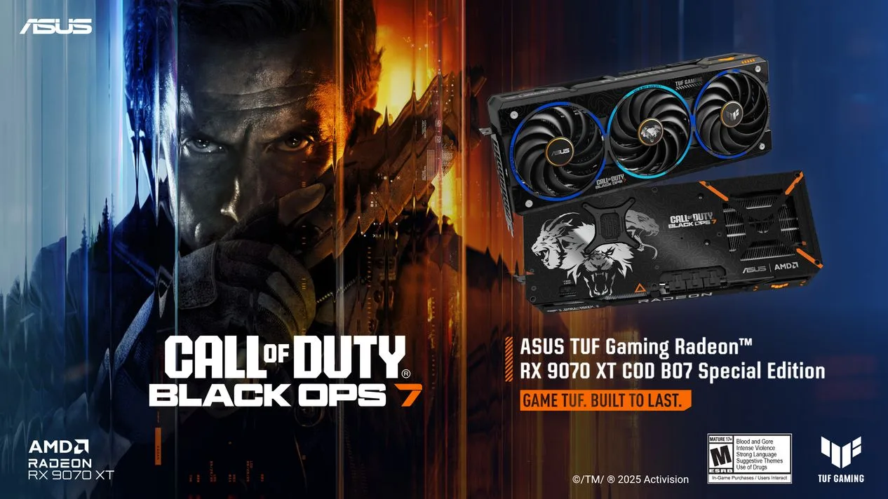 ASUS TUF Gaming Unveils Call of Duty: Black Ops 7 Edition AMD Radeon RX 9070 XT