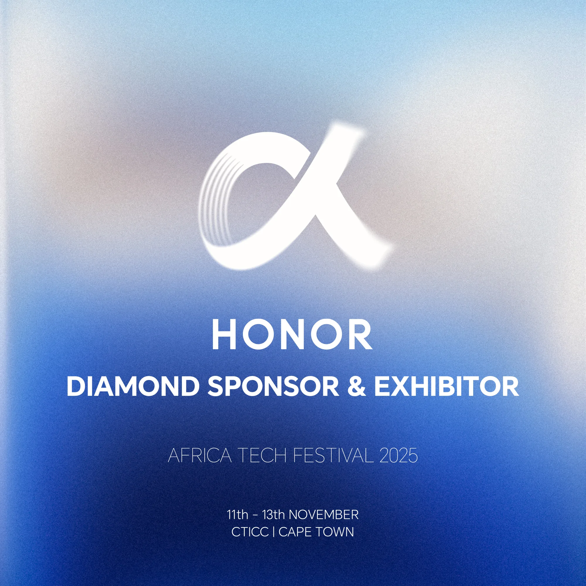 HONOR UNVEILED AS DIAMOND SPONSOR AT THIS YEAR’S AFRICA TECH FESTIVAL