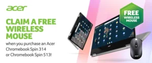 Acer Added Value: Customers Get aFREE Wireless Mouse with NewChromebook Campaign