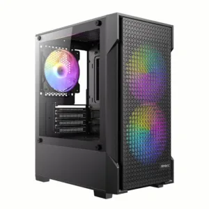 Antec VX100M ARGB Review – Compact Airflow on a Budget