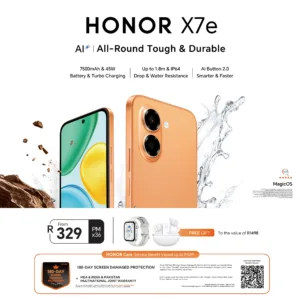 The New HONOR X7e is now available with Valued Gifts