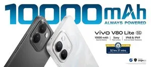vivo Announces Launch of V80 Lite 5G with a 10000 mAh Battery—Built for Life on the Move